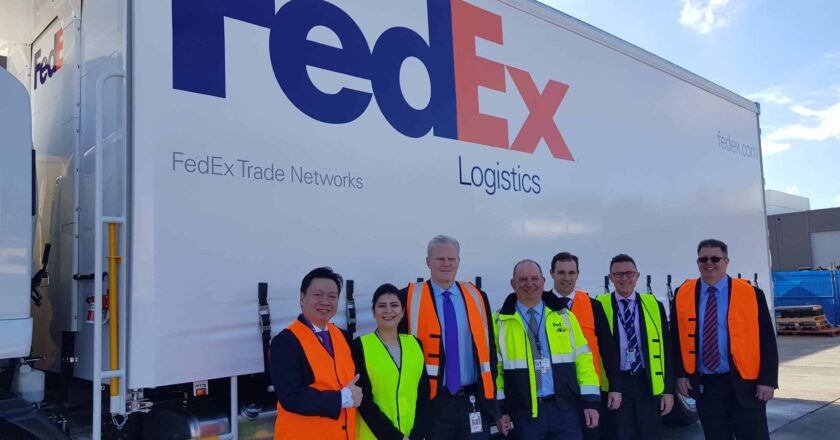 Global CEO Smith (third from left) at the launch