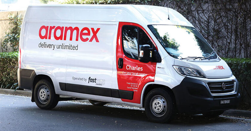 The Aramex branding