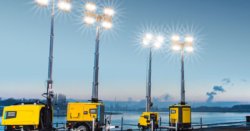 Atlas Copco HiLight lighting towers