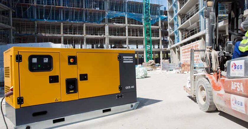 The Atlas Copco QES40 is an example of a prime mobile generator