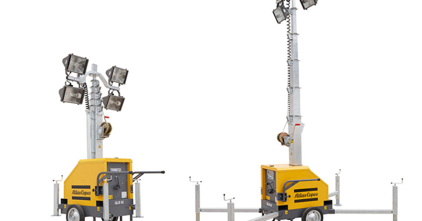 Atlas Copco's plug-and-play QLB 02 light tower.