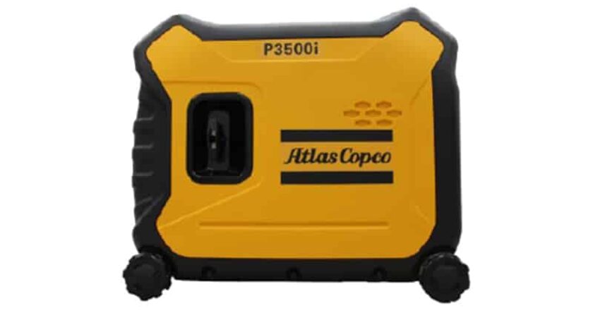 The Atlas Copco P3500i portable inverter power generator.