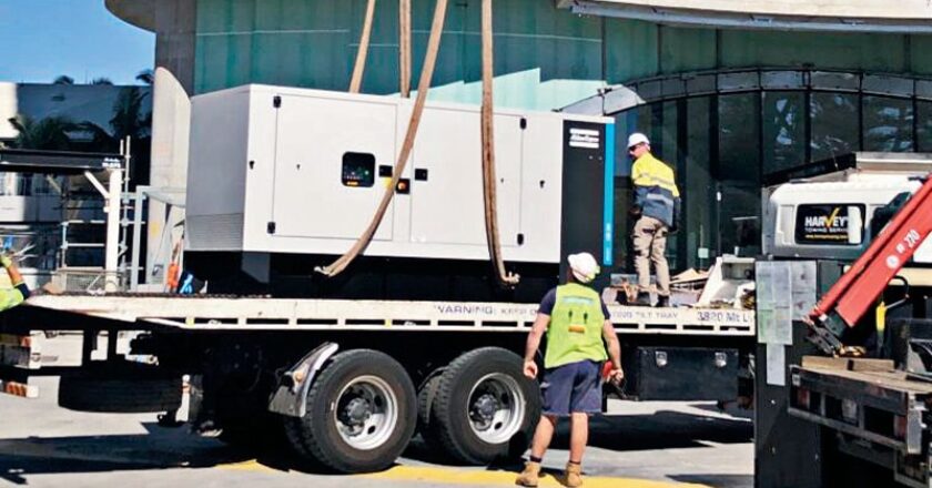 An Atlas CEA QIS 220 generator has been installed at a high rise apartment block in Queensland for backup power.