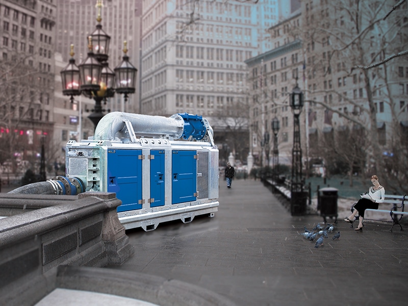 BBA Pumps' new BA300E 12-inch dewatering and sewage pump.