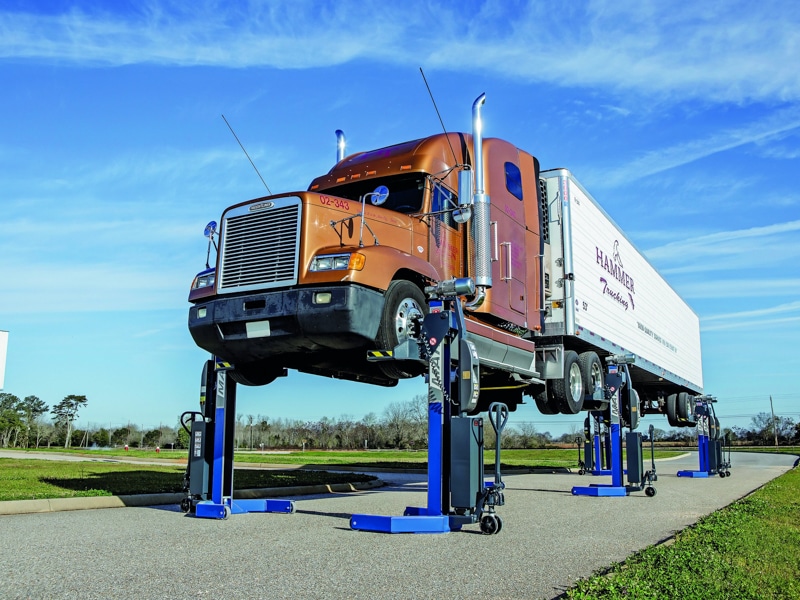 Maha has recently launched its RGA-UC wireless column lift