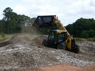 Caterpillar says its new compact TH255C telehandler can accommodate a wide range of work tools for a varied range of applications.