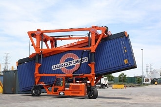 Combilift's second generation of straddle carriers from Combilift is a great solution for rural agri businesses who handle container freight on a regular basis.