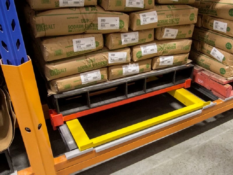 Dematic's Colby Push-Back Pallet Racking solution is a great alternative to double-deep or drive-in racking