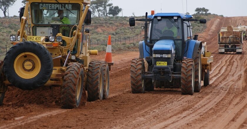 Earthco Projects won the 2014 Premier's Regional Recognition Award for their work with local government to achieve sustainable roads via the PolyCom Stabilising Aid.