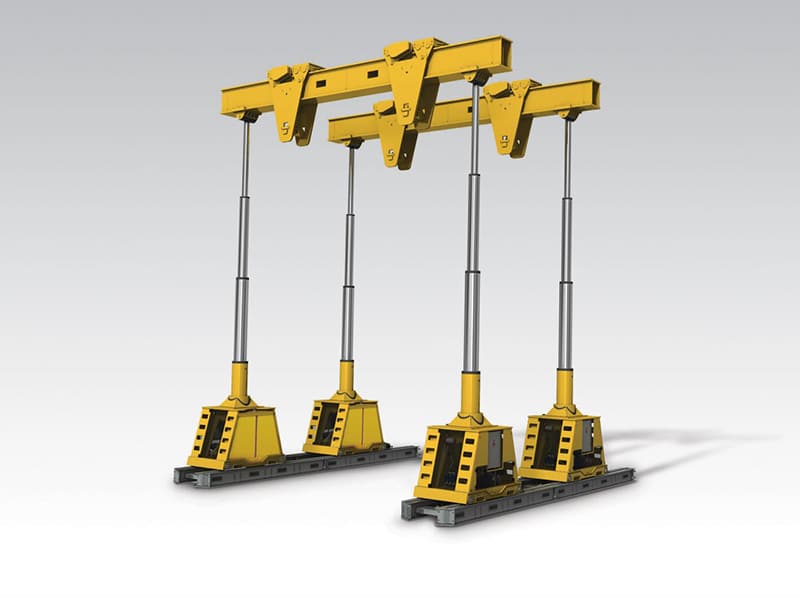 The new Enerpac SL400 hydraulic gantry crane.