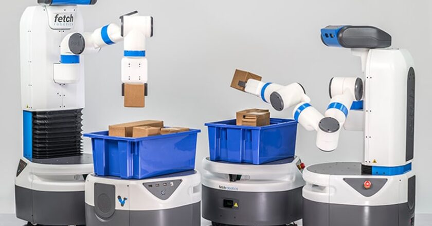 Fetch and Freight logistics automation robots.