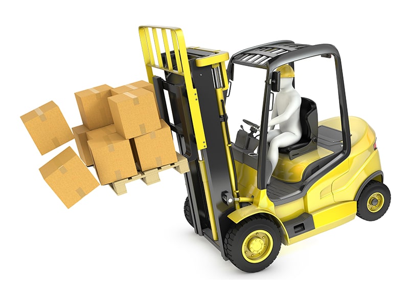 Forklift safety: Look after your load.