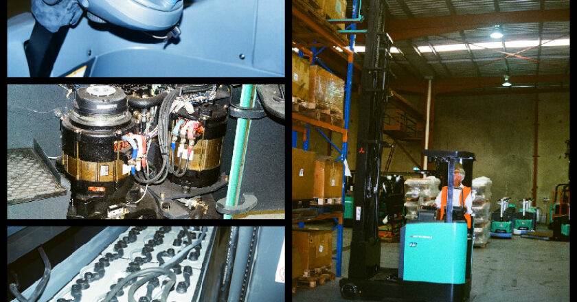 The many facets of the Mitsubishi RBF16CA reach truck.