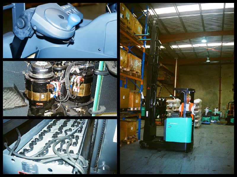 The many facets of the Mitsubishi RBF16CA reach truck.