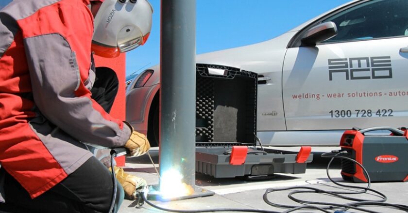 The Fronius AccuPocket MMA battery welder.