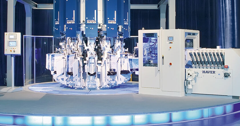 The Haver & Boecker Roto Classic packing machine for cement.