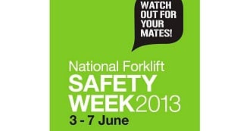 The National Forklift Safety Week will happen on June 3-7 this year.