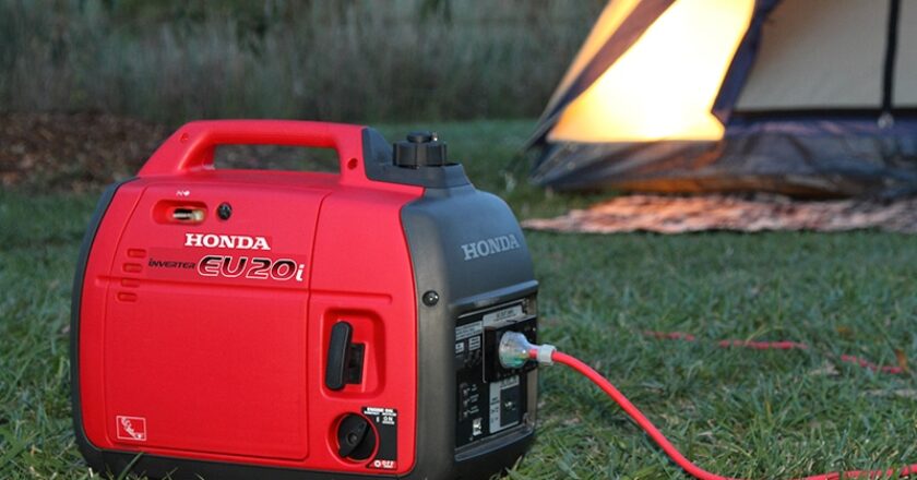 The Honda EU20i generator.