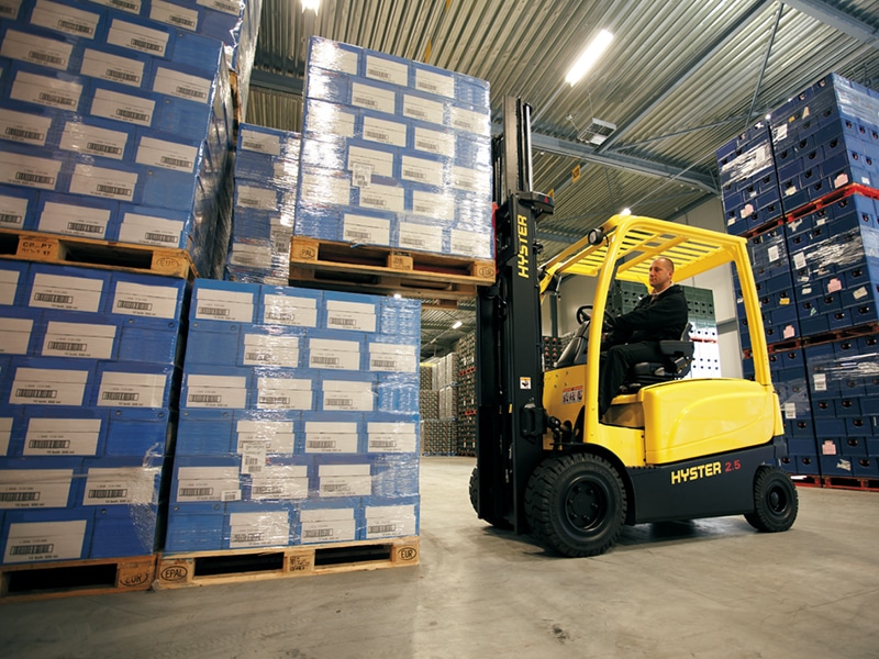 Electric battery forklifts have come a long way. The Hyster J2.5XN forklift is just one of many examples.