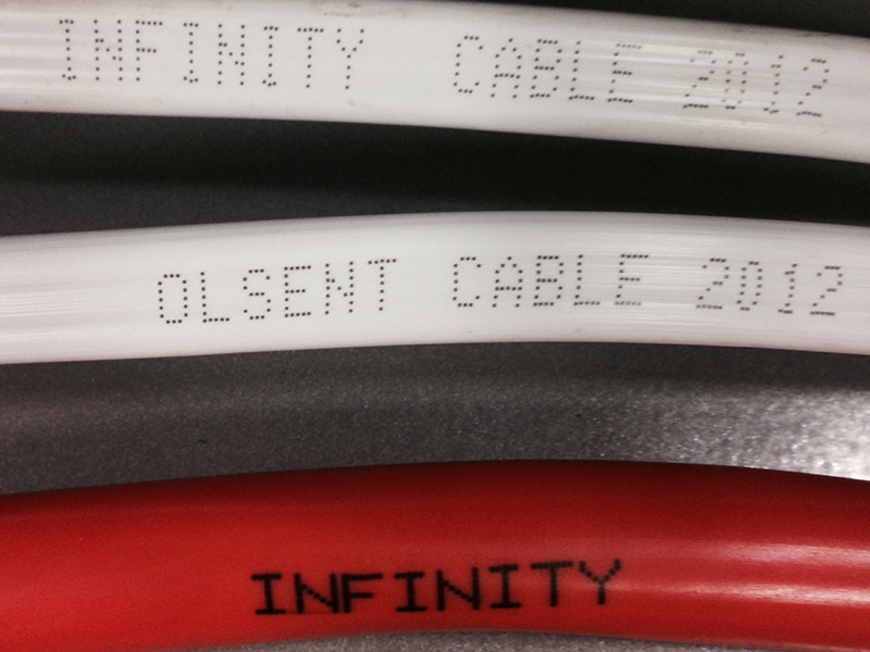 Some of the dodgy Infinity cables.