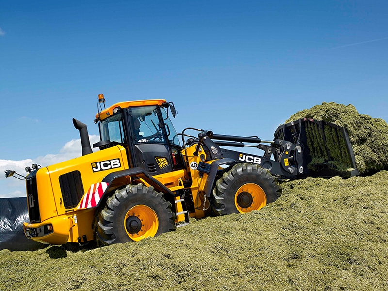 The JCB 435S Wheel Loading Shovel.