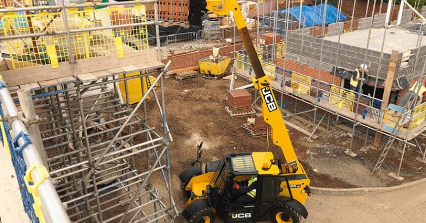 The new JCB 525-60 Loadall telehandler.