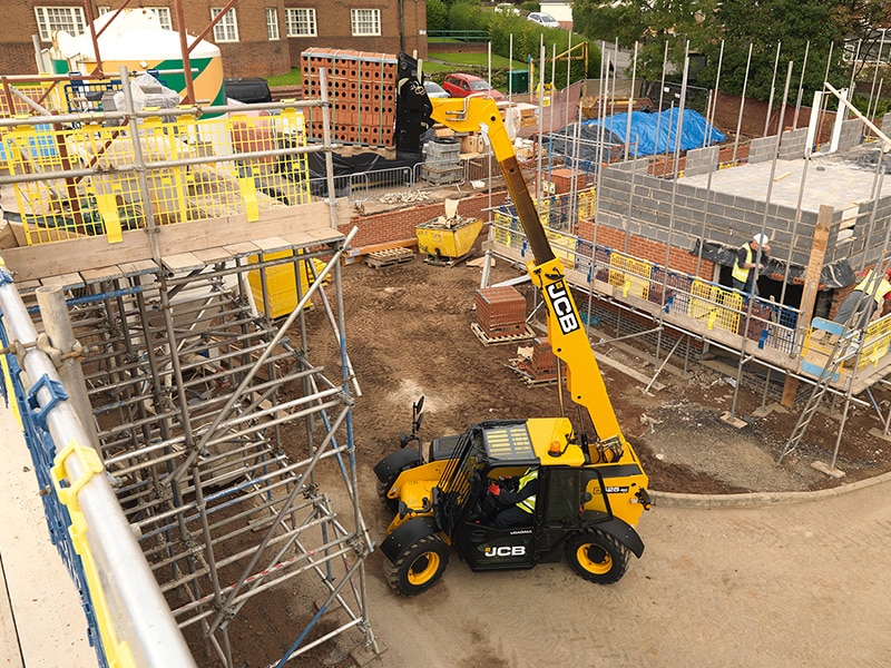 The new JCB 525-60 Loadall telehandler.