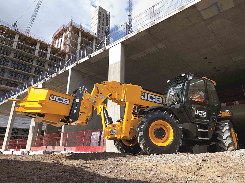 P90 Telehandler Jcb JCB 540-180 Hi-Viz Loadall telehandler aims for efficiency