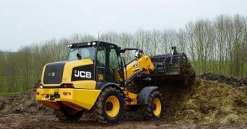 JCB's newest addition: the TM320S telehandler which is a unique wheel loader - telehandler cross