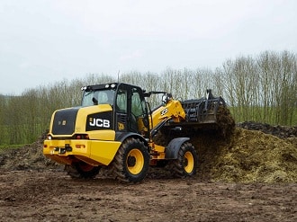 JCB's newest addition: the TM320S telehandler which is a unique wheel loader - telehandler cross