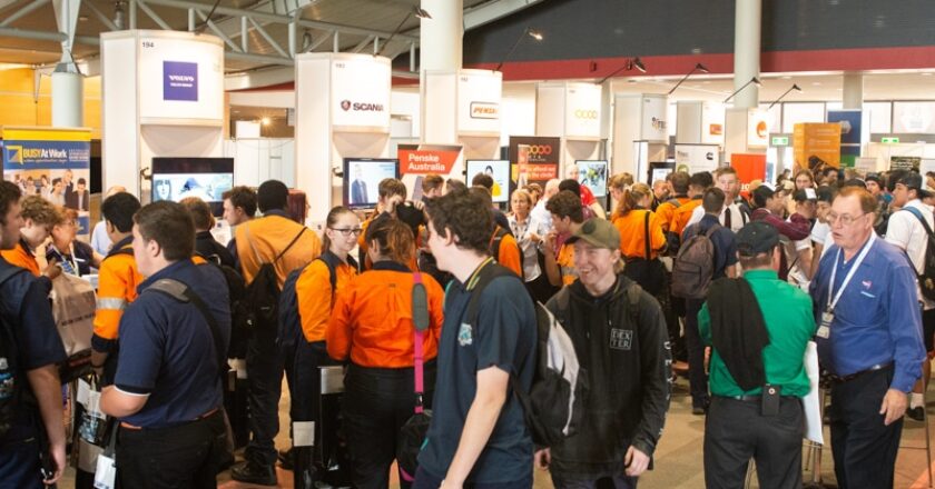 More than 1000 school students are expected to visit the Brisbane Truck Show