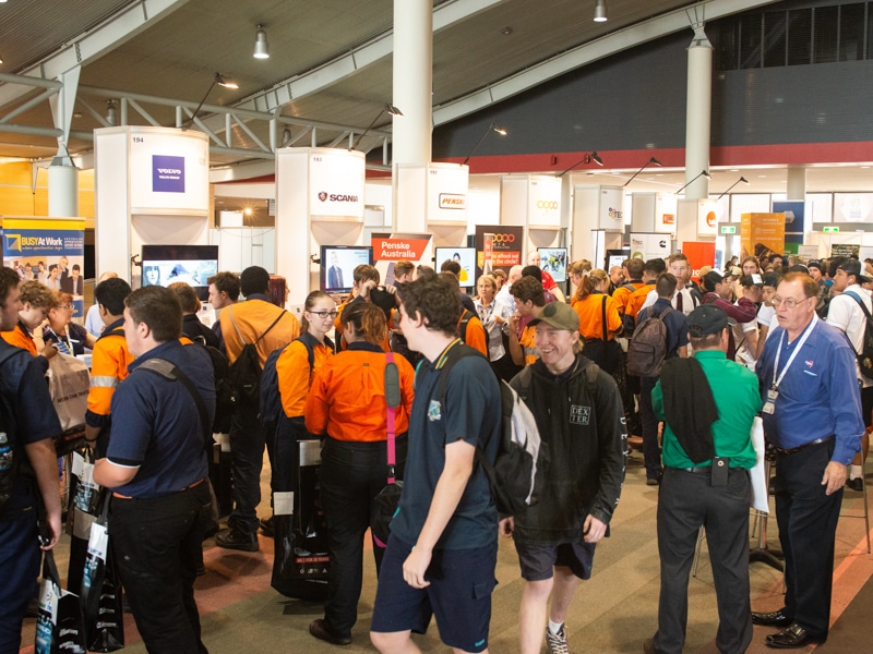 More than 1000 school students are expected to visit the Brisbane Truck Show