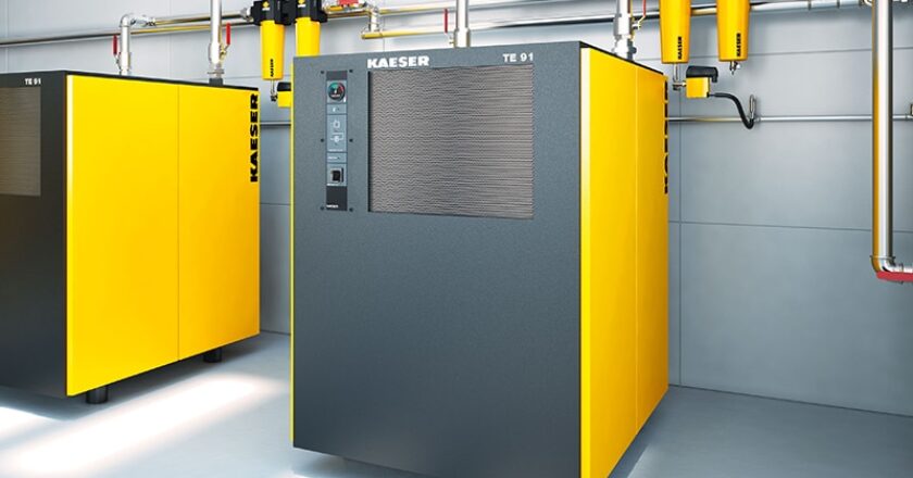 Kaeser Kompressoren's high-performance compressed-air filters in situ.