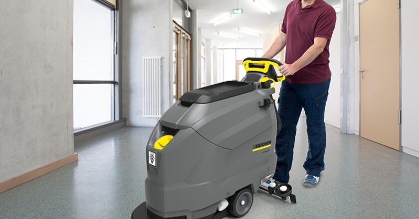 Karcher's BD 50/50 Classic scrubber drier,