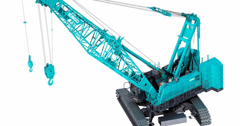 The Kobelco CKE1350G crane.