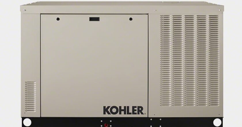 The Kohler 24RCL 24 kW standby generator.