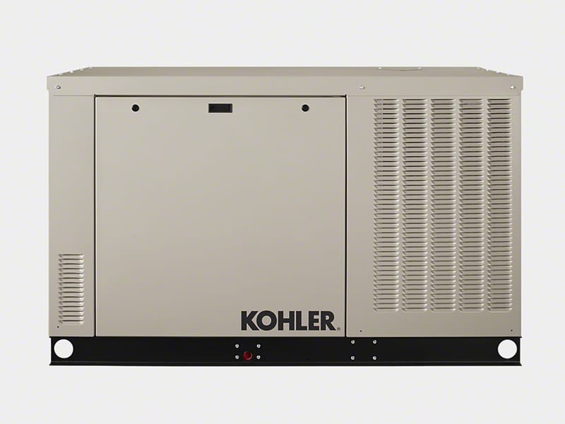 The Kohler 24RCL 24 kW standby generator.