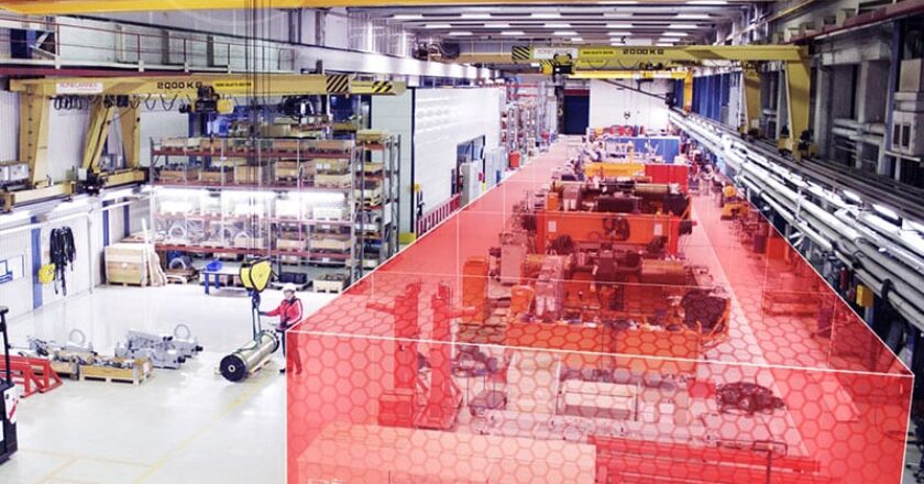 'Protected area' is one of the features of the latest Konecrane's Smarton crane system