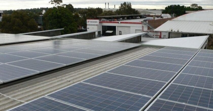 The roof of Lencrow's workshop in New South Wales