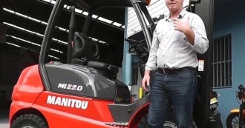 Manitou MI25D forklift review Matt Wood