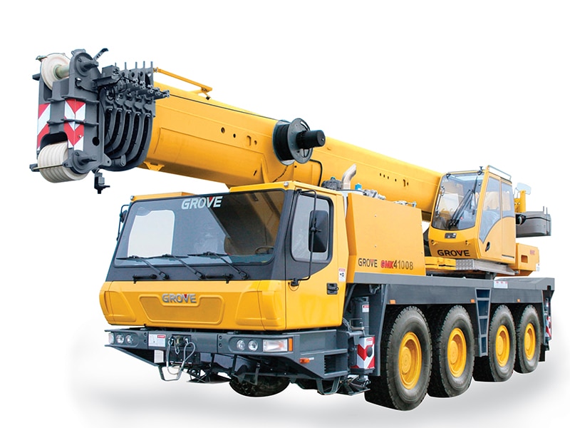 Manitowoc's Grove GMK4100B all terrain crane.