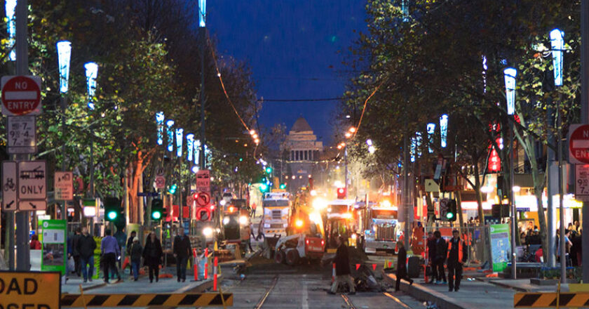 The City of Melbourne will temporarily adjust the management of construction activity in order to save jobs