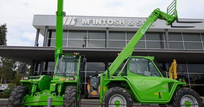 McIntosh & Sons has recently been appointed an official distributor for the Merlo brand of telehandlers.