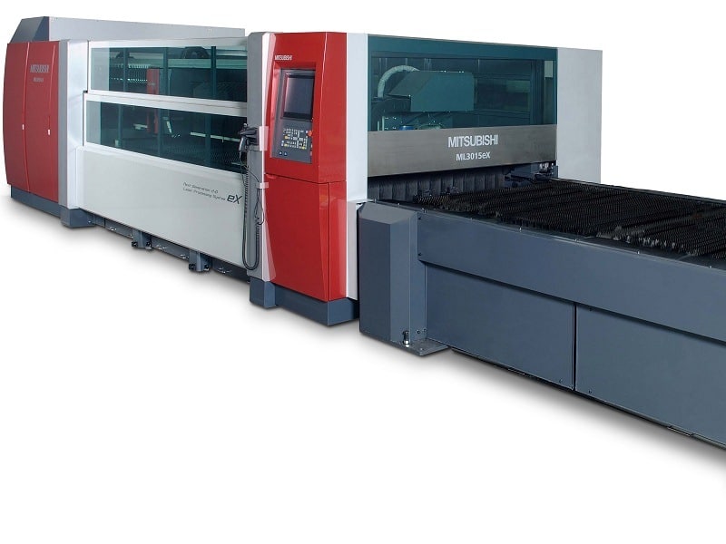 Mitsubishi claims its cross-flow laser cutters can produce high quality metal cutting work while keeping gas consumption and CO2 emissions to an absolute minimum.