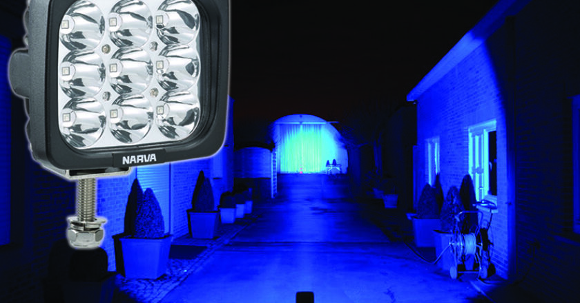 Narva's new blue LED light is distinctively powerful