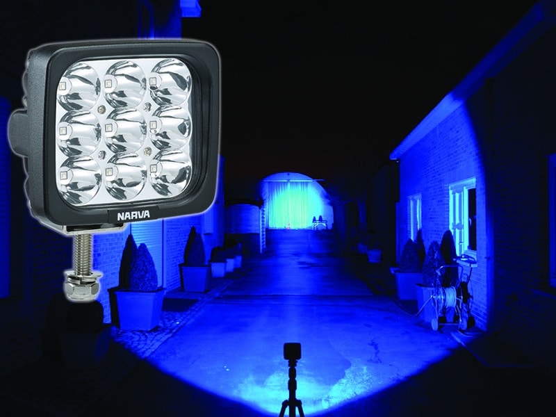 Narva's new blue LED light is distinctively powerful