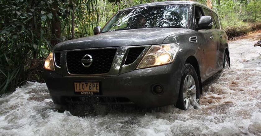 The Nissan Patrol Y62 is more competent off road than it looks