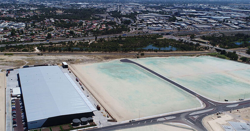 Roe Highway Logistics Park from the air
