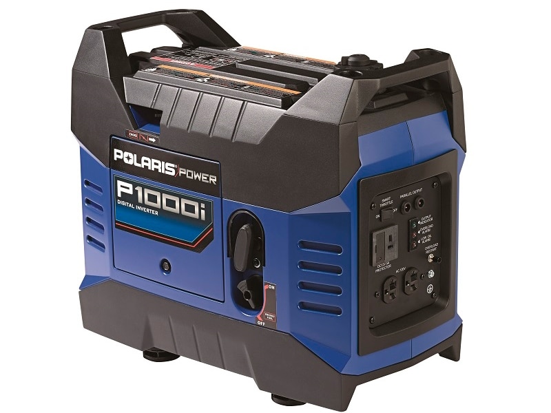 The P1000i is the smallest model in Polaris' Power generator range, which the company says is lightweight and can power up basic appliances including TVs and laptops.