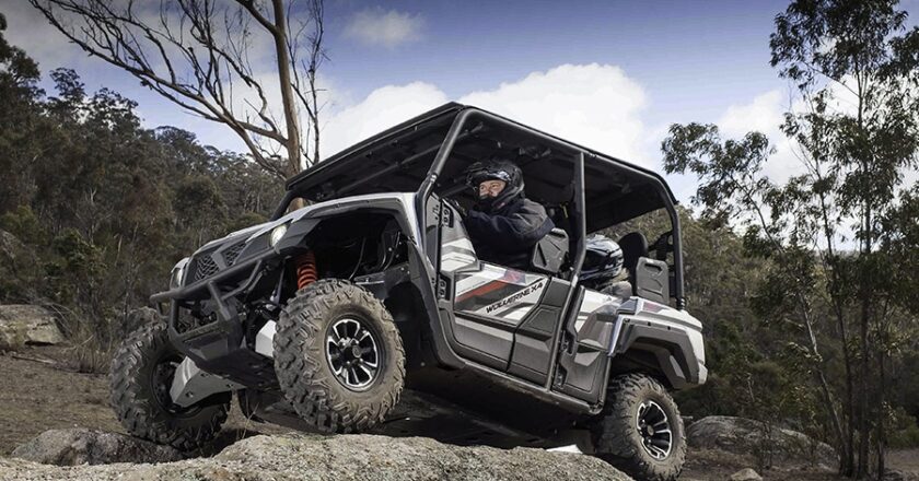 Modern side-by-sides like this Yamaha Wolverine, have first-class off-road ability, but require common sense and experience to get the most out of them.